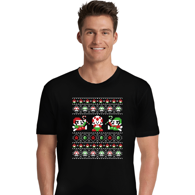 Shirts Premium Shirts, Unisex / Small / Black Christmas Bros