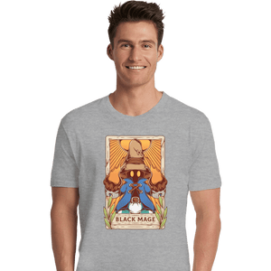 Secret_Shirts Premium Shirts, Unisex / Small / Sports Grey Black Mage Tarot Card
