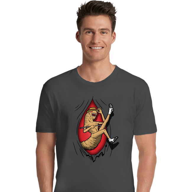 Shirts Premium Shirts, Unisex / Small / Charcoal Hello Ma Honey