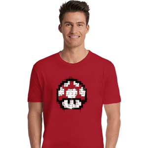 Shirts Premium Shirts, Unisex / Small / Red Mushroom Spray