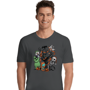 Shirts Premium Shirts, Unisex / Small / Charcoal Nightmare Tree