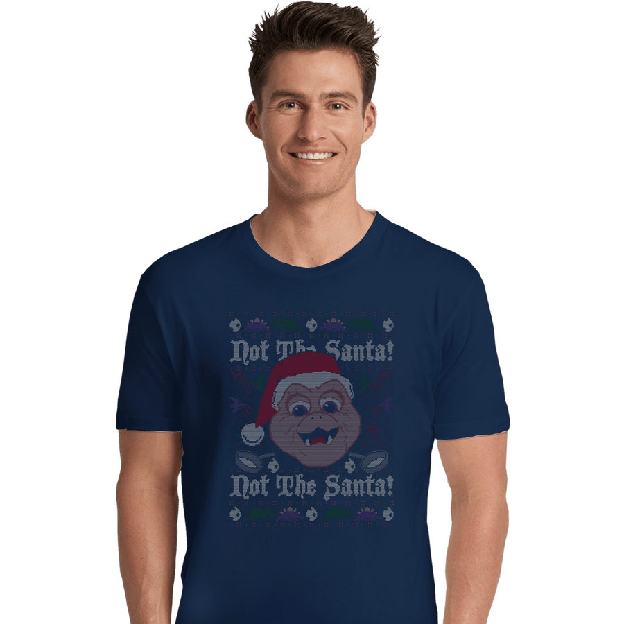 Shirts Premium Shirts, Unisex / Small / Navy Not The Santa!