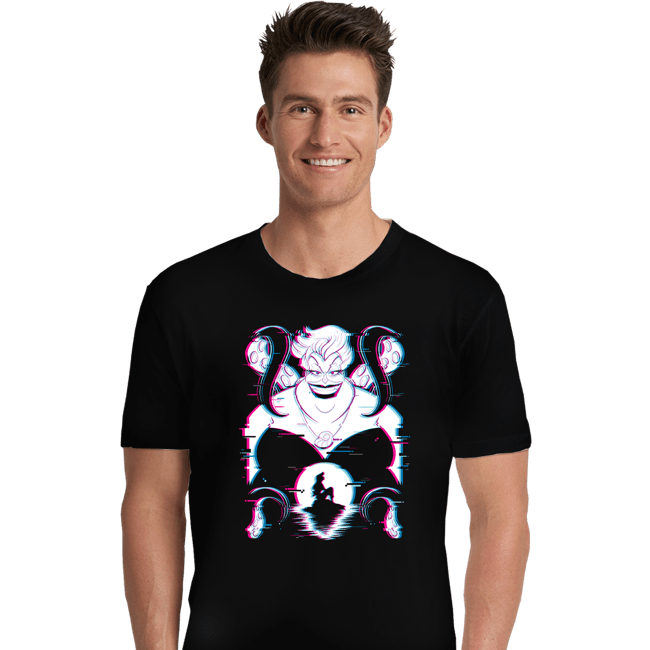 Daily_Deal_Shirts Premium Shirts, Unisex / Small / Black Glitched Ursula