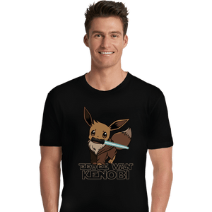 Secret_Shirts Premium Shirts, Unisex / Small / Black Eevee Wan Kenobi Secret Sale