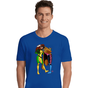 Daily_Deal_Shirts Premium Shirts, Unisex / Small / Royal Blue Rogue And Gambit Love