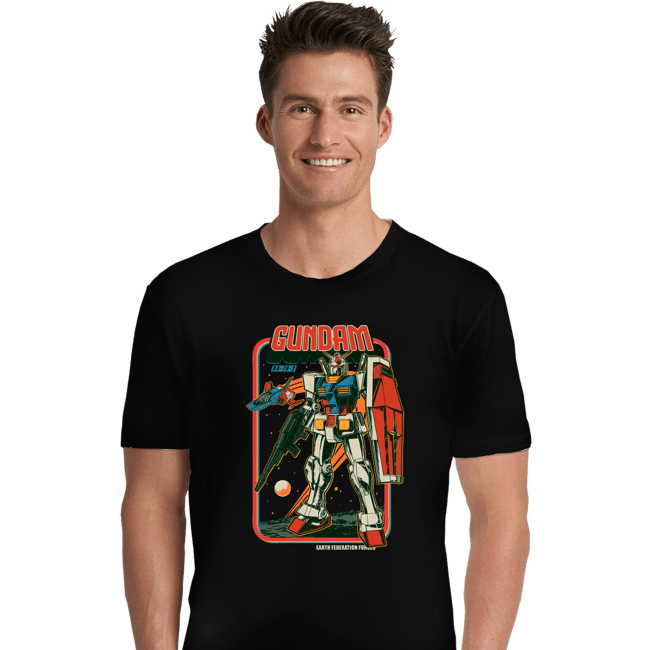 Secret_Shirts Premium Shirts, Unisex / Small / Black Retro Gundam