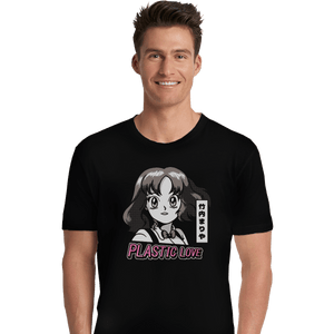 Shirts Premium Shirts, Unisex / Small / Black Plastic Love Manga