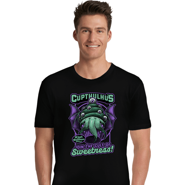 Secret_Shirts Premium Shirts, Unisex / Small / Black Cupcake Cthulhu