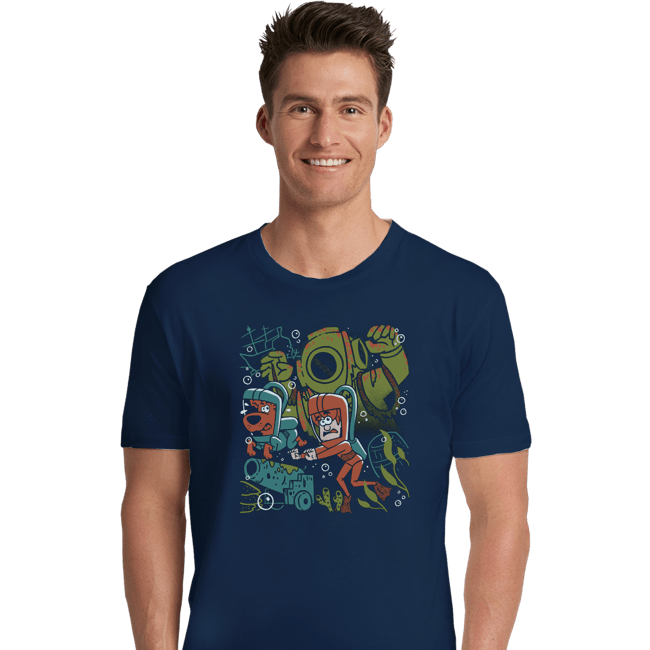 Daily_Deal_Shirts Premium Shirts, Unisex / Small / Navy Mystery Dive