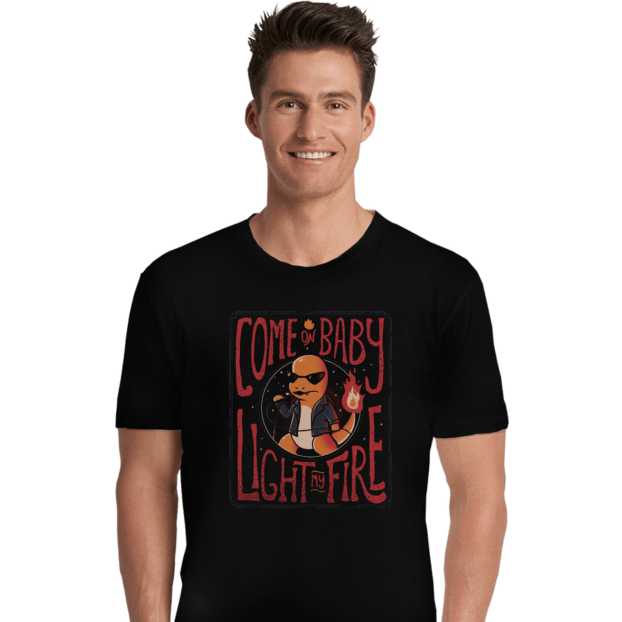Shirts Premium Shirts, Unisex / Small / Black Come On Baby Light My Fire