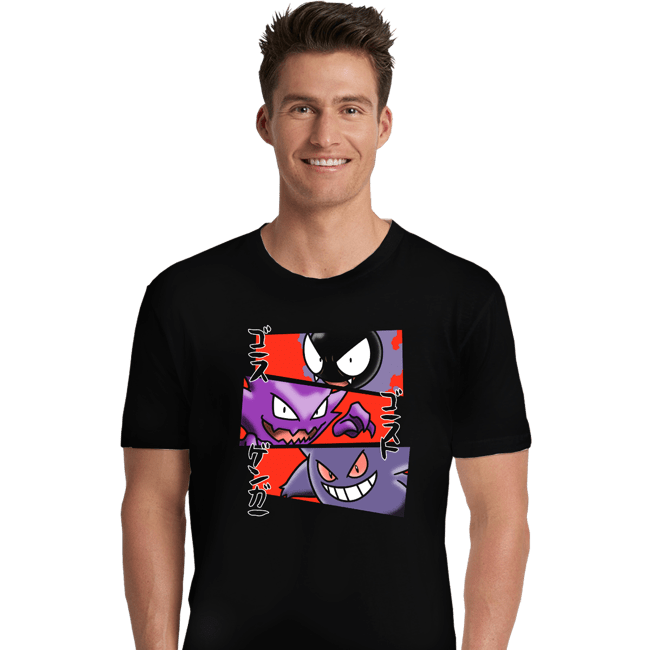 Shirts Premium Shirts, Unisex / Small / Black Kanto Ghosts