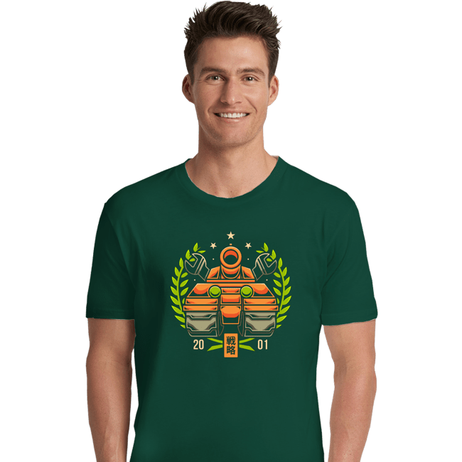 Shirts Premium Shirts, Unisex / Small / Forest Orange Star Forces