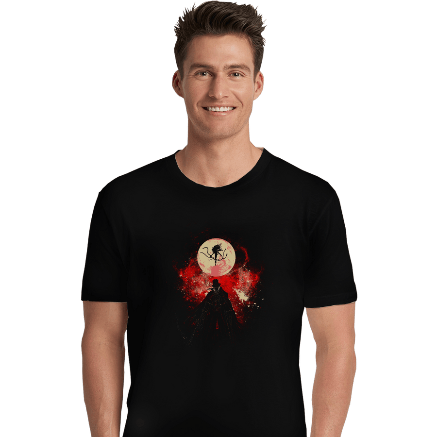 Shirts Premium Shirts, Unisex / Small / Black Moon Presence Art