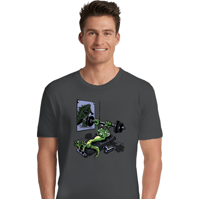 Secret_Shirts Premium Shirts, Unisex / Small / Charcoal Training For Kaiju