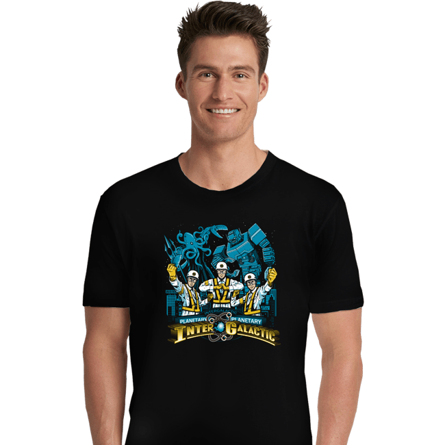 Shirts Premium Shirts, Unisex / Small / Black Intergalactic Rangers