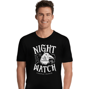 Shirts Premium Shirts, Unisex / Small / Black Watchers Of The Wall