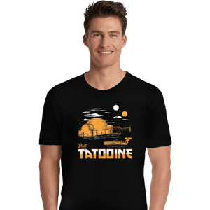Shirts Premium Shirts, Unisex / Small / Black Vintage Visit Tatooine