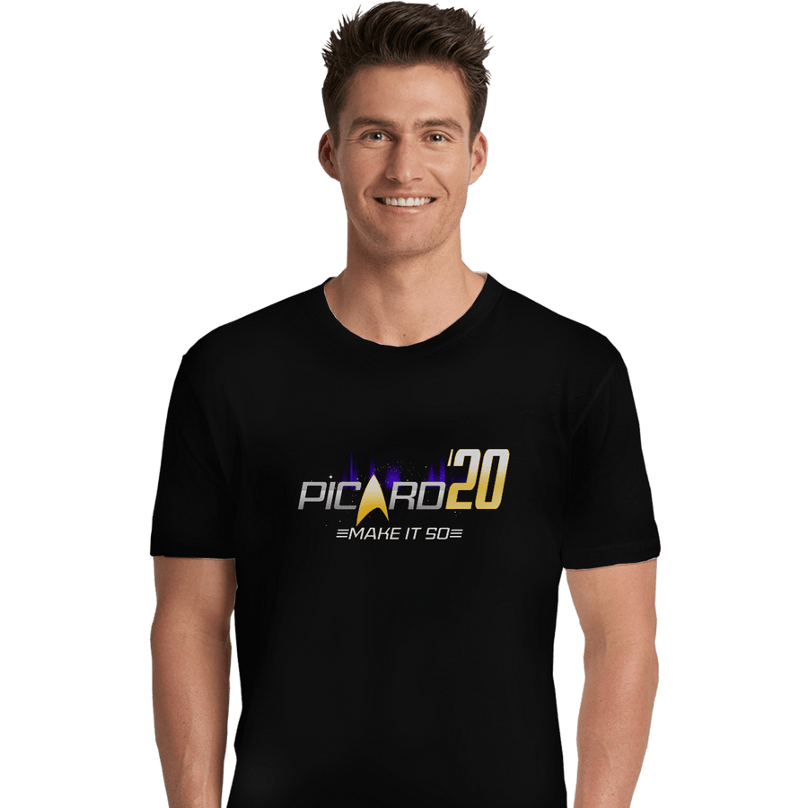 Shirts Premium Shirts, Unisex / Small / Black Make It So