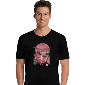 Shirts Premium Shirts, Unisex / Small / Black Pink Ranger Ukiyoe