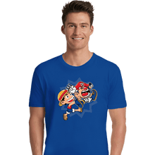 Load image into Gallery viewer, Secret_Shirts Premium Shirts, Unisex / Small / Royal Blue Super Stretchy Boy

