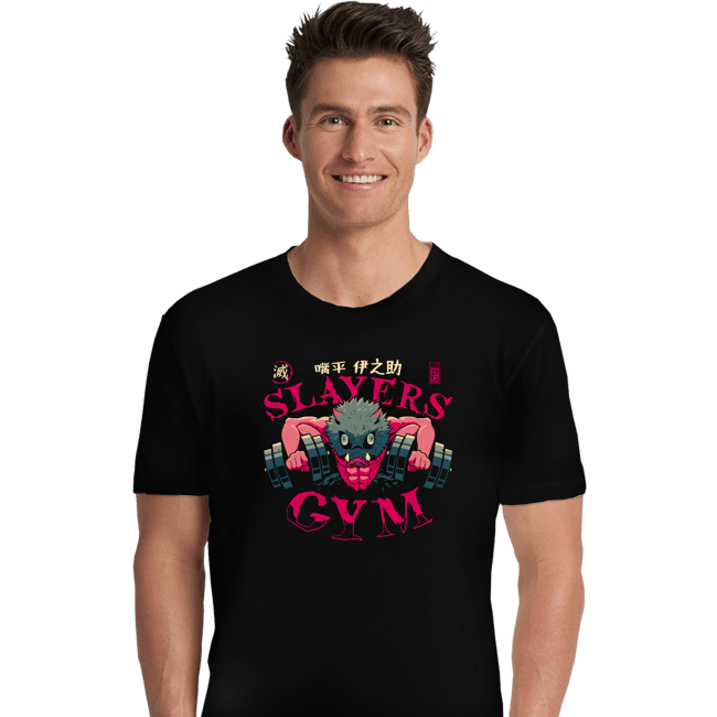 Daily_Deal_Shirts Premium Shirts, Unisex / Small / Black Inosuke Slayers Gym