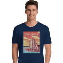 Load image into Gallery viewer, Shirts Premium Shirts, Unisex / Small / Navy Visit King&#39;s Landing
