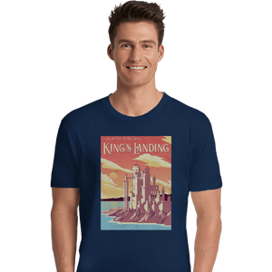 Shirts Premium Shirts, Unisex / Small / Navy Visit King's Landing