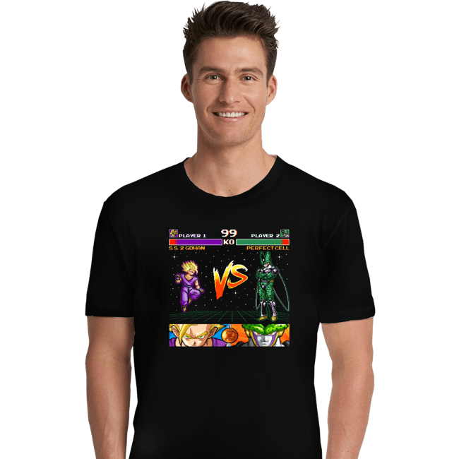 Shirts Premium Shirts, Unisex / Small / Black Gohan VS Cell