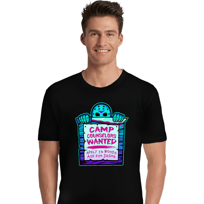 Daily_Deal_Shirts Premium Shirts, Unisex / Small / Black Camp Counselors Wanted