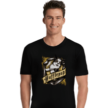 Load image into Gallery viewer, Shirts Premium Shirts, Unisex / Small / Black Hairy Pupper House Hufflepup
