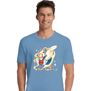 Daily_Deal_Shirts Premium Shirts, Unisex / Small / Powder Blue Sailor Bird