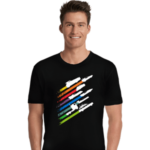 Daily_Deal_Shirts Premium Shirts, Unisex / Small / Black Speed Streaks