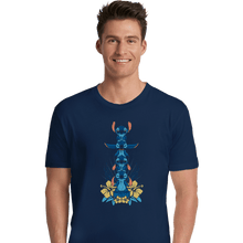 Load image into Gallery viewer, Shirts Premium Shirts, Unisex / Small / Navy Alien Mood Totem
