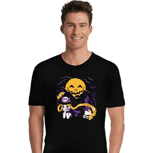 Daily_Deal_Shirts Premium Shirts, Unisex / Small / Black Magical Halloween Moon