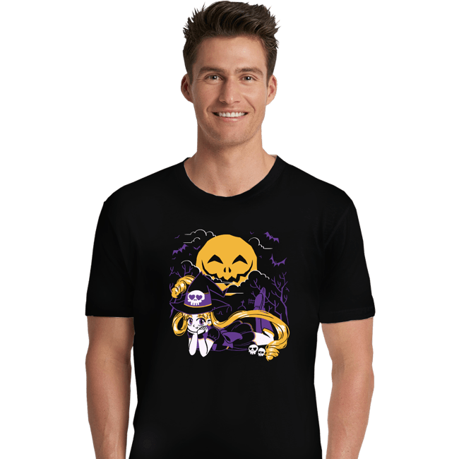 Daily_Deal_Shirts Premium Shirts, Unisex / Small / Black Magical Halloween Moon