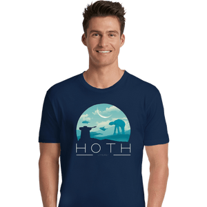 Shirts Premium Shirts, Unisex / Small / Navy Hoth Icy Planet
