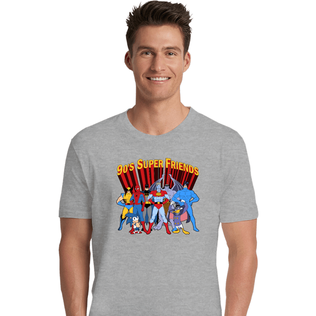 Secret_Shirts Premium Shirts, Unisex / Small / Sports Grey The 90s Superfriends