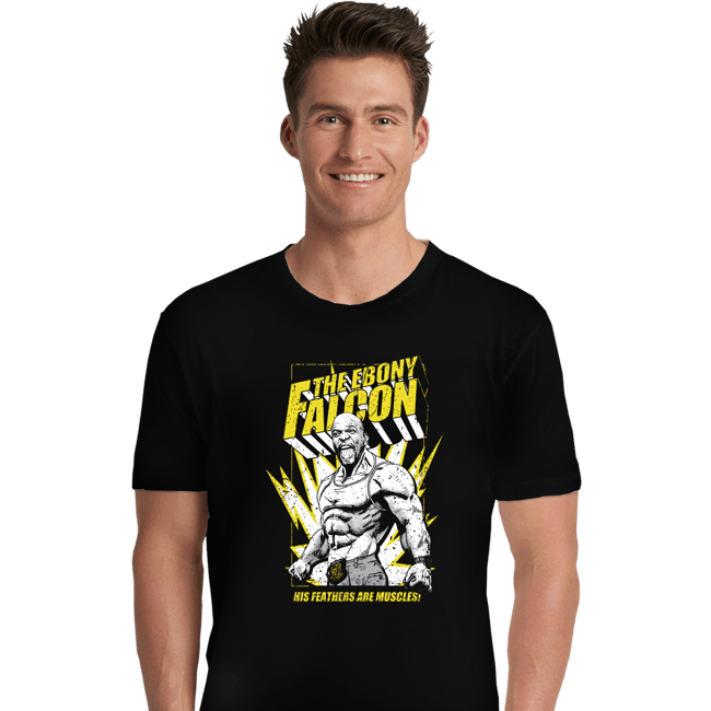 Secret_Shirts Premium Shirts, Unisex / Small / Black The Ebony Falcon
