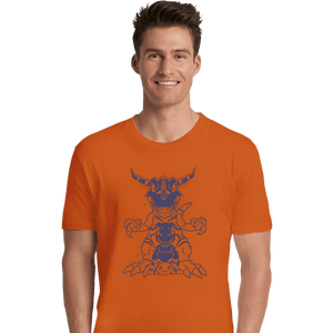 Secret_Shirts Premium Shirts, Unisex / Small / Orange Digimon Evolution