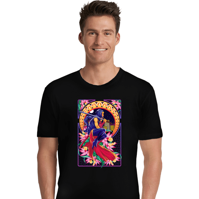 Daily_Deal_Shirts Premium Shirts, Unisex / Small / Black Ninja Art Nouveau Gaiden