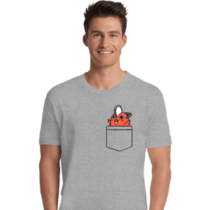 Secret_Shirts Premium Shirts, Unisex / Small / Sports Grey Pocket Pochita