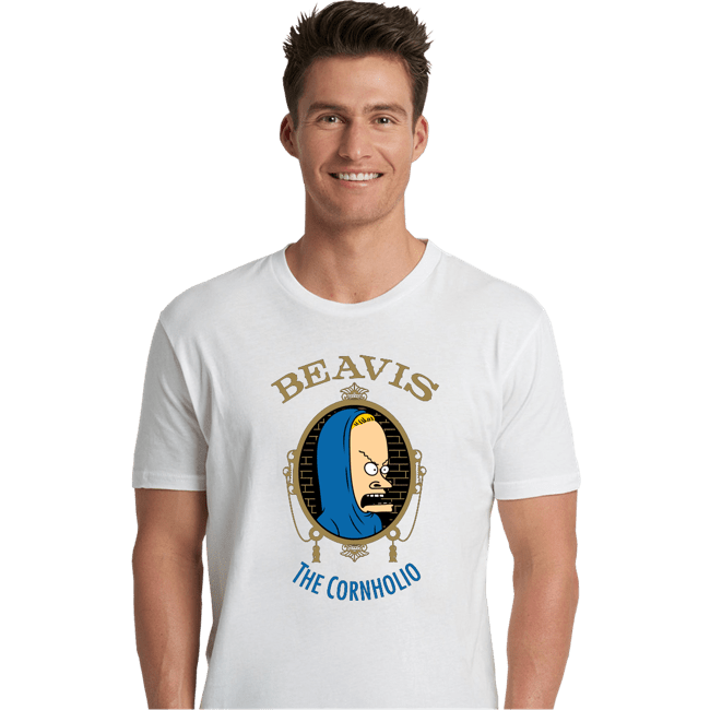 Daily_Deal_Shirts Premium Shirts, Unisex / Small / White The Cornholio