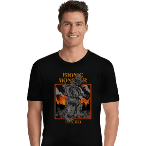 Shirts Premium Shirts, Unisex / Small / Black Bionic Monster Since 1974