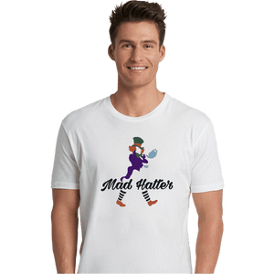 Shirts Premium Shirts, Unisex / Small / White Mad Hatter