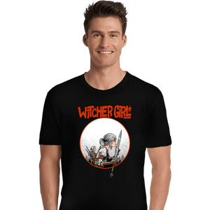 Daily_Deal_Shirts Premium Shirts, Unisex / Small / Black Witcher Girl