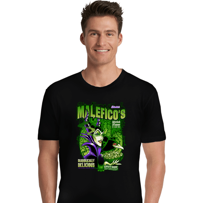 Shirts Premium Shirts, Unisex / Small / Black Maleficent Cereal