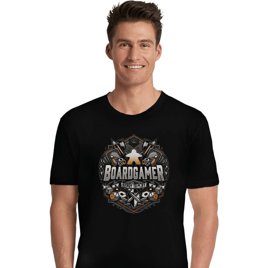 Shirts Premium Shirts, Unisex / Small / Black Boardgamer