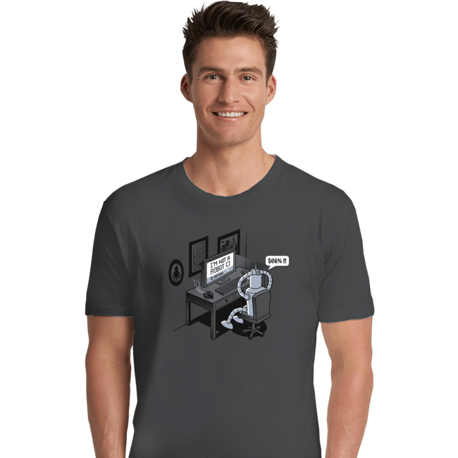 Secret_Shirts Premium Shirts, Unisex / Small / Charcoal Robot's Problem