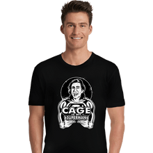 Load image into Gallery viewer, Daily_Deal_Shirts Premium Shirts, Unisex / Small / Black Cage Is My Superman
