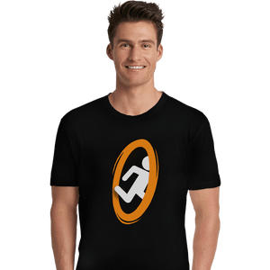 Shirts Premium Shirts, Unisex / Small / Black Portal B